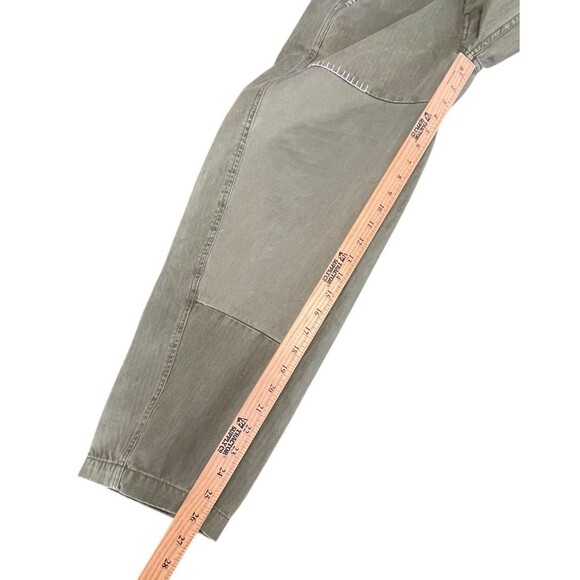 Scotch & Soda Floral-Embroidery Wide-Leg Trousers Pip Womens Green 26/30 Read - Picture 16 of 16